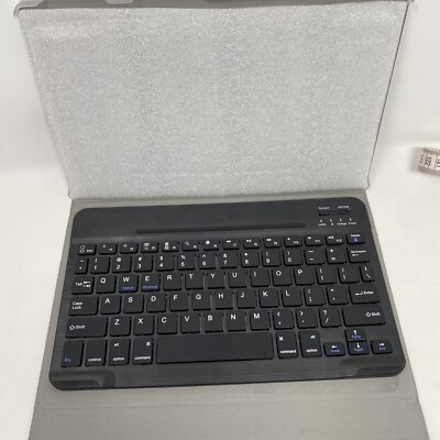 CHUWI Tablet Slim Wireless Bluetooth Tastatur + Ständer Halter Cover Matt Anthrazit