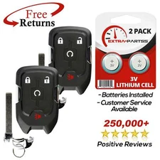 2 For 2018 2019 GMC Terrain Keyless Smart Prox Remote Start Car Key Fob HYQ1AA