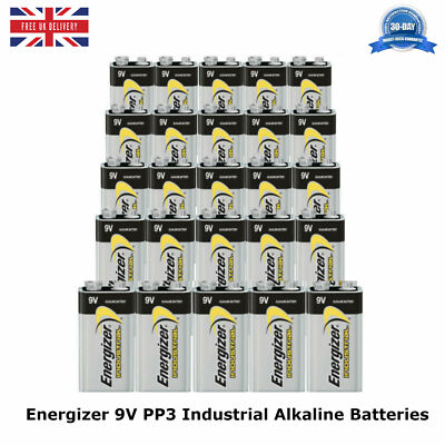 Batterie Energizer 9v Batterie Alcaline Industriali Energizer 9V PP3/LR22 - Per Allarmi Antincendio, Alti Prestazioni Pile Industriali 9 Volt - Foto 8