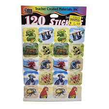 TEACHER CREATED MATERIALS STICKERS 120 COUNT FOR TEACHERS FACTORY NEW SEALED