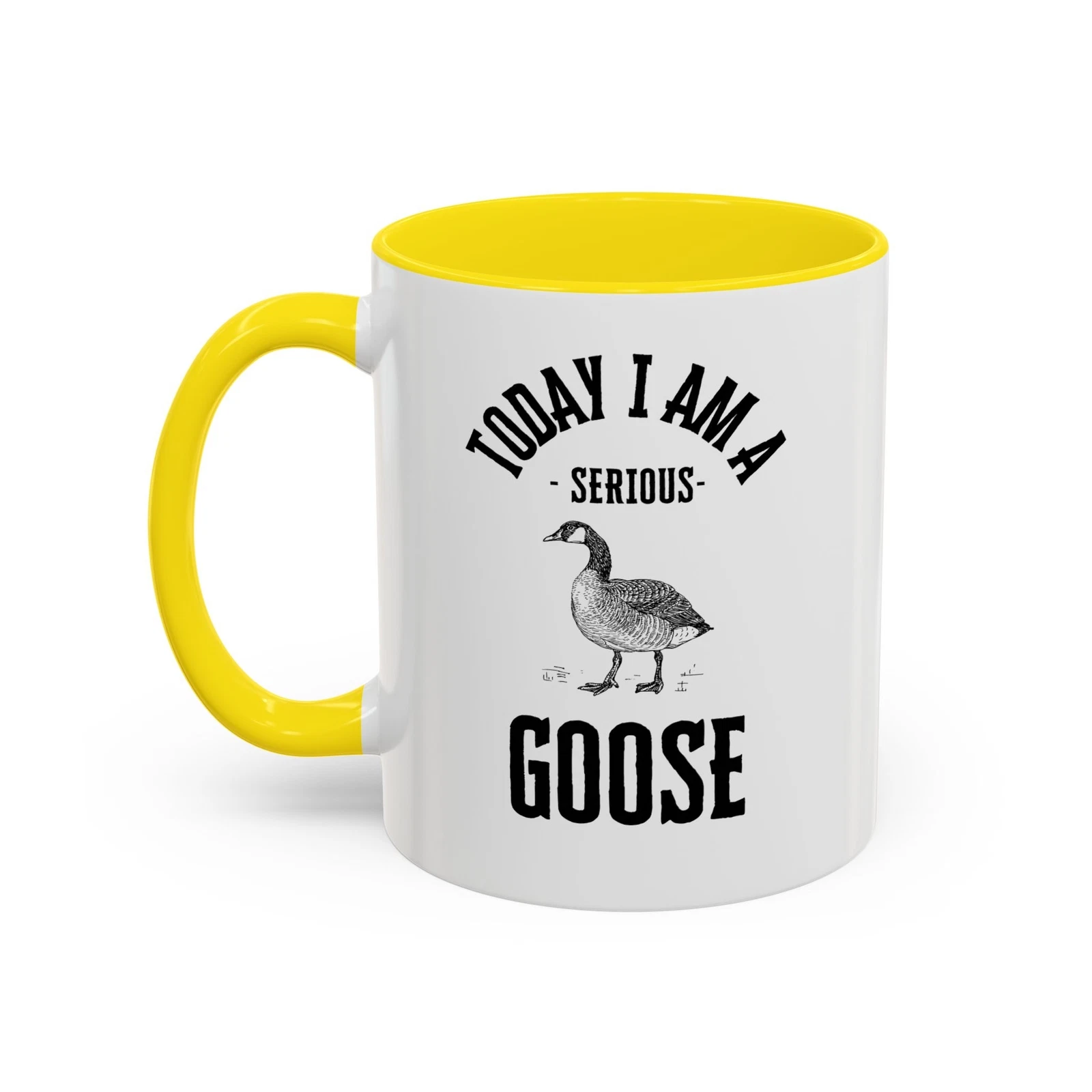 Goose Accent Mug, Funny Silly Goose Gift, Quirky Office Drinkware, Father's Day