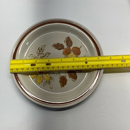 Autumn Collection Stoneware Wildwood Salad Plates Made in Japan Set of 2 Vintage - Bild 3 von 3