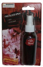 2 Oz. Fake Blood Spray, Costume Makeup, Face or Body Paint for Vampire or Zombie