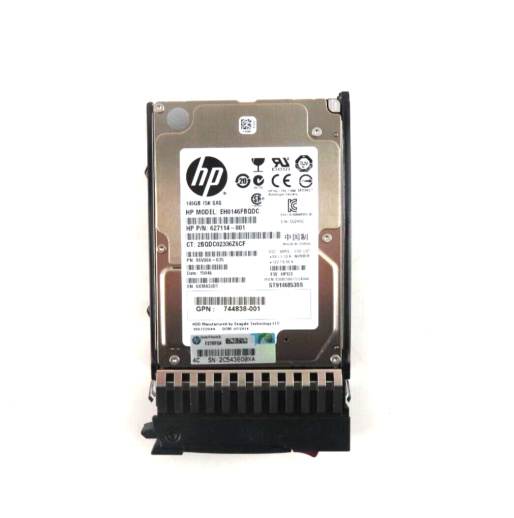 146GB SAS 2.5"" 15K 6Gb/s (with Caddy) HDD - 740056-001