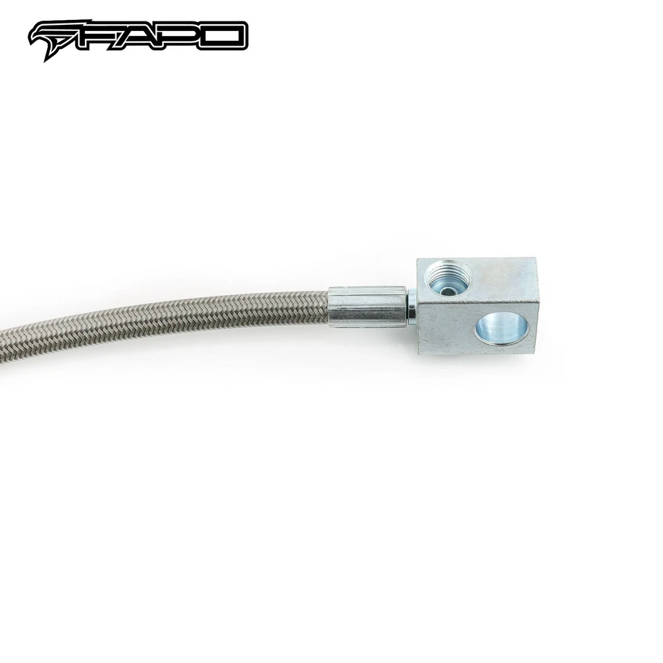 FAPO dianteiro+traseiro 4-6" linhas de freio estendidas para Jeep Wrangler TJ YJ XJ 1987-2006 - Imagem 4 de 4