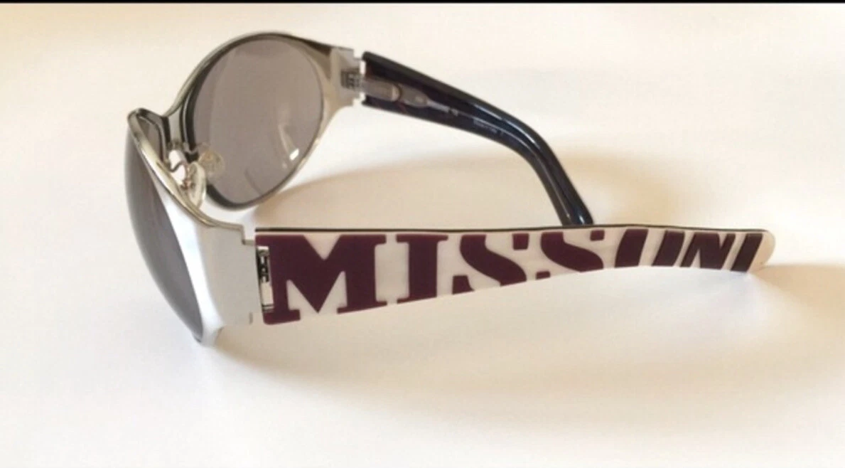 Missoni MIS 0014/S 0TNG JL Sunglasses Silver Geometric Frame, Brown Lenses Missoni MIS 0014/S 0TNG JL Sunglasses Silver Geometric Frame main image 3