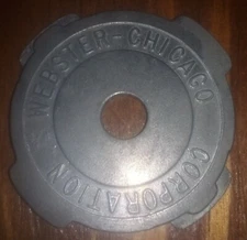 45RPM 7" Vinyl Metal Adapter Webster Chicago Corporation Applied For Patent