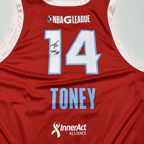 Lakeland Magic Jersey Mens XL NBA G League Game-Worn Autograph #14 Red Rare - Picture 7 of 10