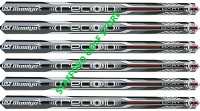 8 Shaft Set   UST Mamiya Dart V TSPX 90 F3 R Flex 4 5 6 7 8 9
