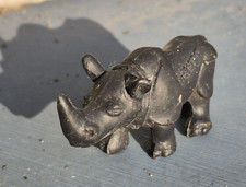 Schleich Classics Rhino Rhinoceros 12015 Soft Rubber Milupa Advert VTG Germany