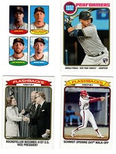 2023 Topps Heritage Baseball Inserts Flashbacks New Age Pick from List