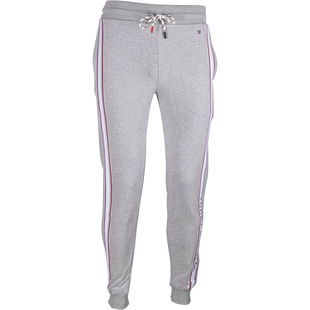 Tommy Hilfiger Men s Hilfiger Classic Tracksuit Jogging Bottoms Light Grey