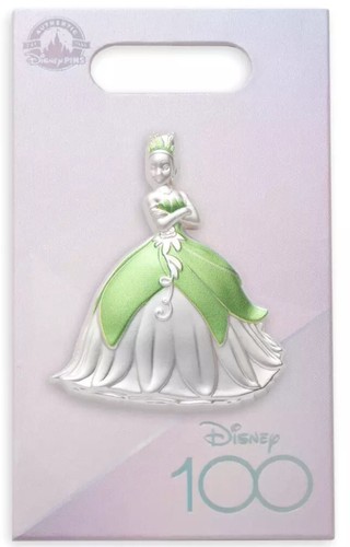 New Disney Store Limited Release Disney100 Celebration Pin Princess + Frog Tiana - Foto 1 di 4