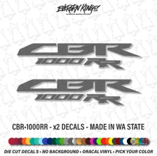 x2 CBR 1000 RR Fairing Decals Fuel Tank Racing Stickers for Honda Fireblade Moto