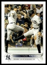 2022 Topps Fenway Park Fireworks New York Yankees #399