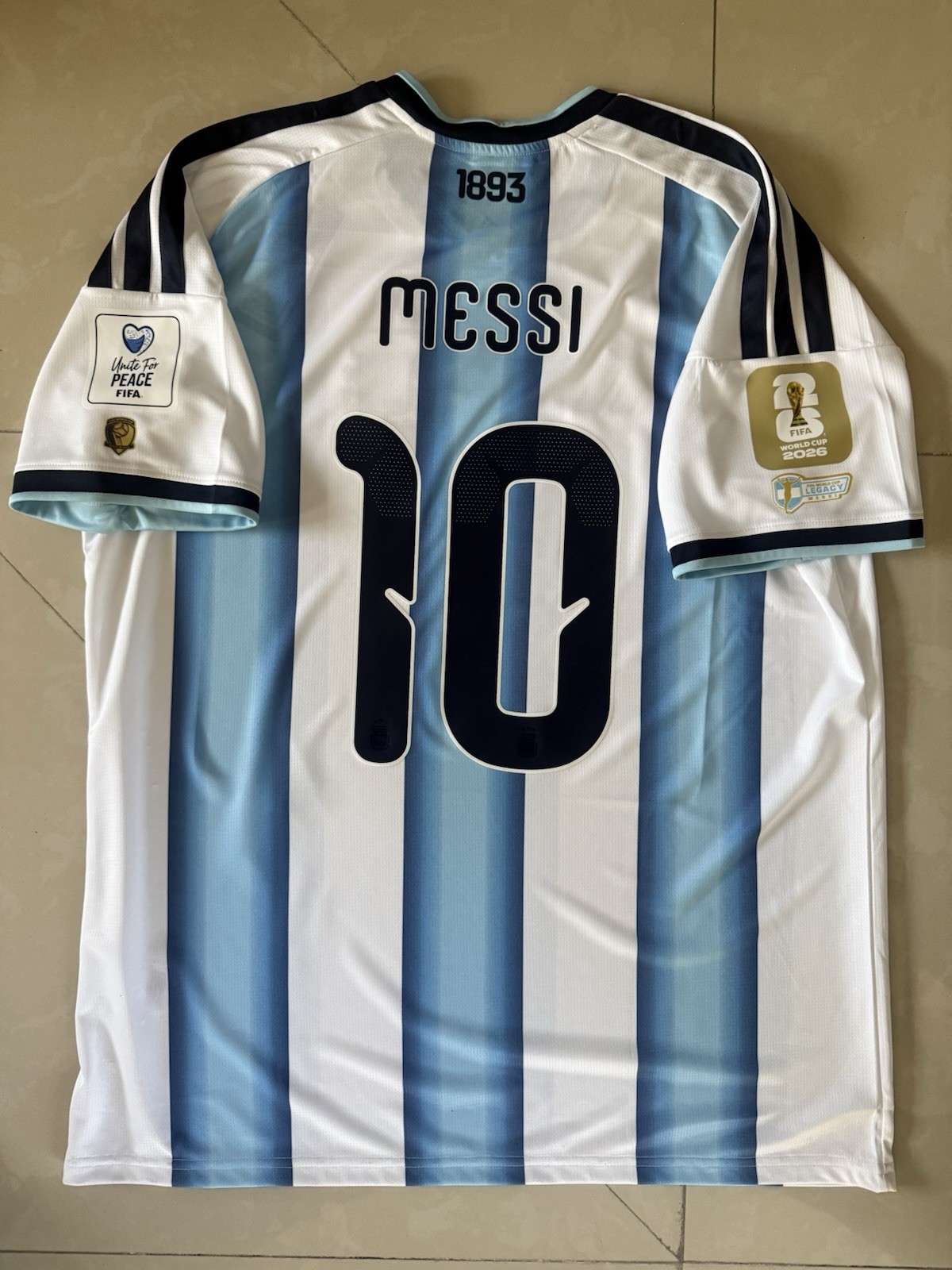ARGENTINA MESSI MUNDIAL 2026 Vs ARGELIA SIZE XL