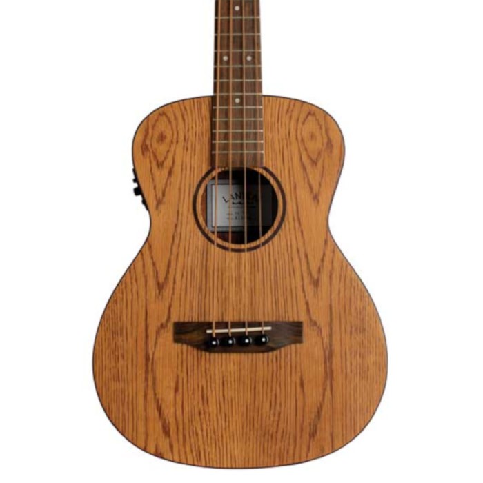 Гавайская гитара Lanikai OA-EBU Oak Bass AE с звукоснимателем тюнером Fishman и сумкой для концертов 91490₽