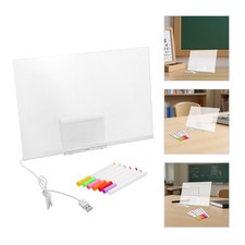Luminous Acrylic Sheet Lighted Erase Board Writing for Office Desk Glowing Dry