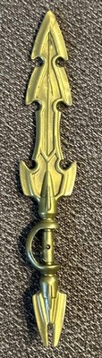 1997 Bandai BeetleBorg Metallix Spectra Chromium Gold Slashing Dagger Sword Part