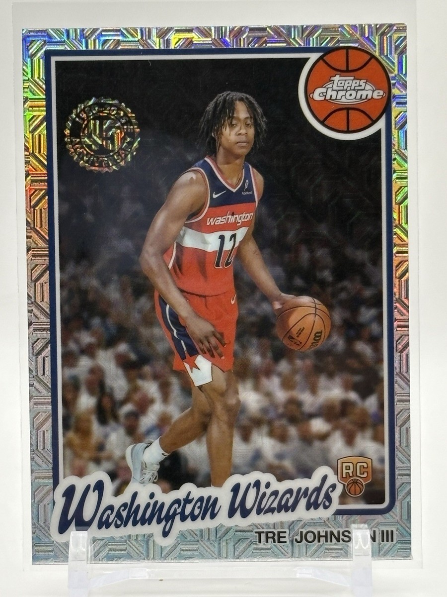 2025-26 TOPPS Chrome TRE JOHNSON III RC Rookie 1980-81 Silver Pack