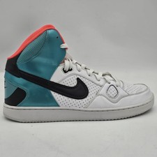 Nike Son of Force Mid White Teal Crimson Basketball Shoes 616281-101 size 11.5