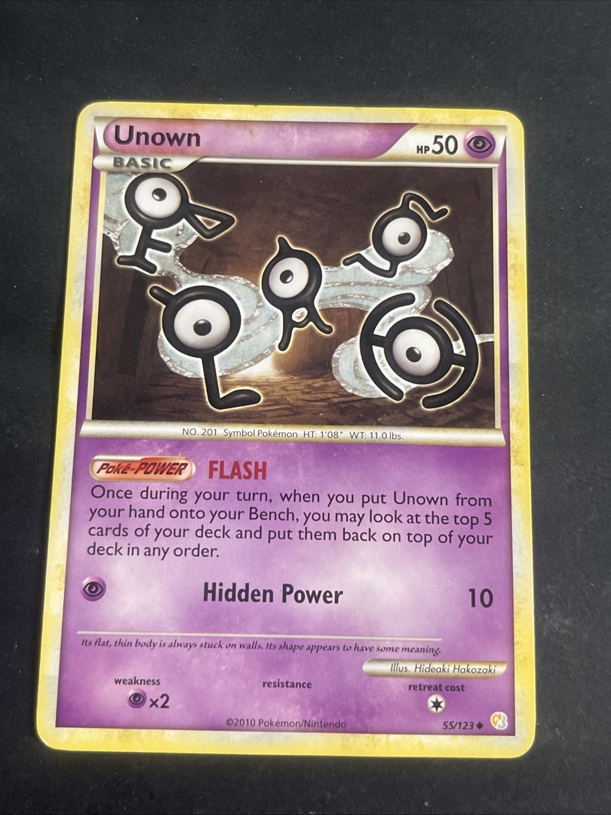 Unown (55) 55/123 HeartGold SoulSilver Uncommon