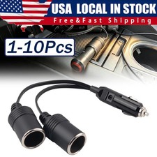 Dual Car Cigarette Lighter Splitter Charger Lot Socket Adapter 12v Auto Outlet