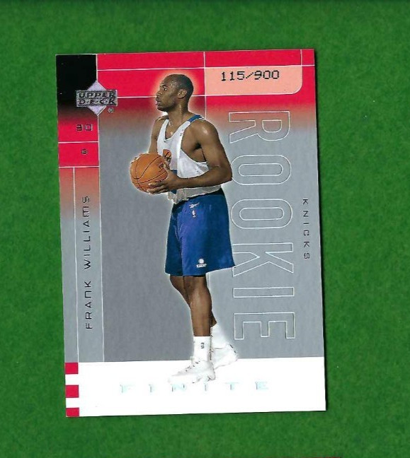 2002 03 UD Finite Frank Williams RC #206