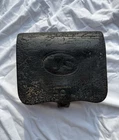 1864 US Civil War Infantry Leather Cartridge Box marked HG Haedrich Philadelphia