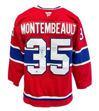 Samuel Montembeault Autographed Fanatics Premium Jersey