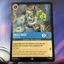 Daisy Duck Ghost Finder 141/204 Whispers in the Well Disney Lorcana Regular NP
