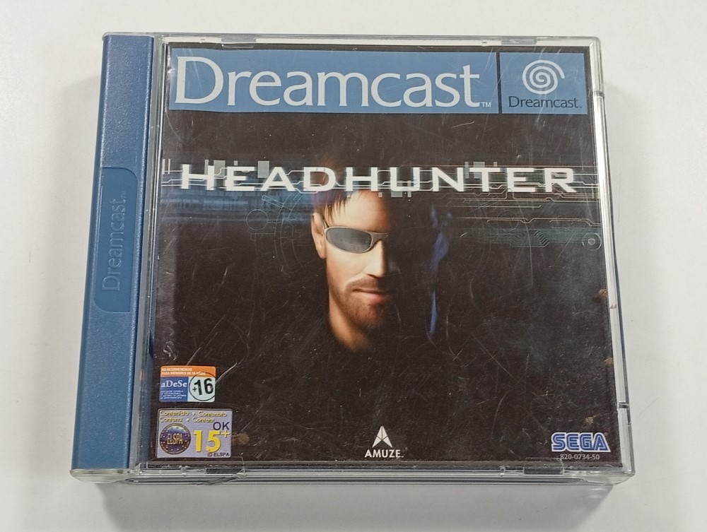 HEADHUNTER SEGA DREAMCAST (DC) PAL-EURO (COMPLETE - GOOD CONDITION OVERALL)