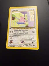 Pokemon TCG Clefairy Neo Genesis 30/111 Uncommon Regular 1st Ed 2000 Eng