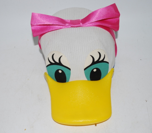 Vtg Disneyland Daisy Duck Kids Cap Hat | Hard Plastic Squeak Duckbill ...