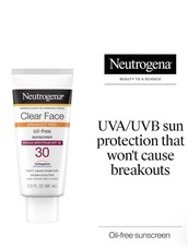 Neutrogena Clear Face Oil-Free Sunscreen Lotion SPF 30 Broad Spectrum 3 fl oz