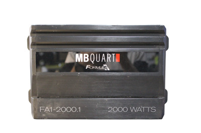 MB Quart FA1-2000.1 Mono Channel Car Audio Amplifier (Black)- Free shipping.
