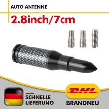 Auto Antenne 7cm Stabantenne Dachantenne Schwarz Für VW Audi BMW Skoda Ford NEU