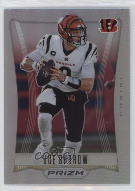 2022 Panini Prizm Prizm Flashback Silver Prizm Joe Burrow #PF-2 sq1