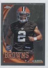 2010 Topps Chrome TJ Ward #C149 0f4