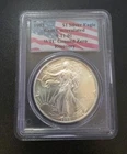 1993 PCGS GEM WTC Ground Zero Recovery American $1 Silver Eagle 1 Oz. 9-11-2001