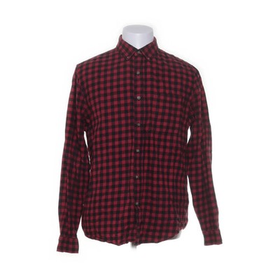 Topman, Flanellhemd, Größe: L, Rot/Schwarz, Baumwolle, Karo, Flanell #OC1