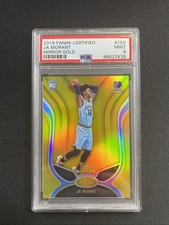 2019 Panini Certified Ja Morant Mirror Gold 5/10 Rookie RC #152 - POP 1 - PSA 9