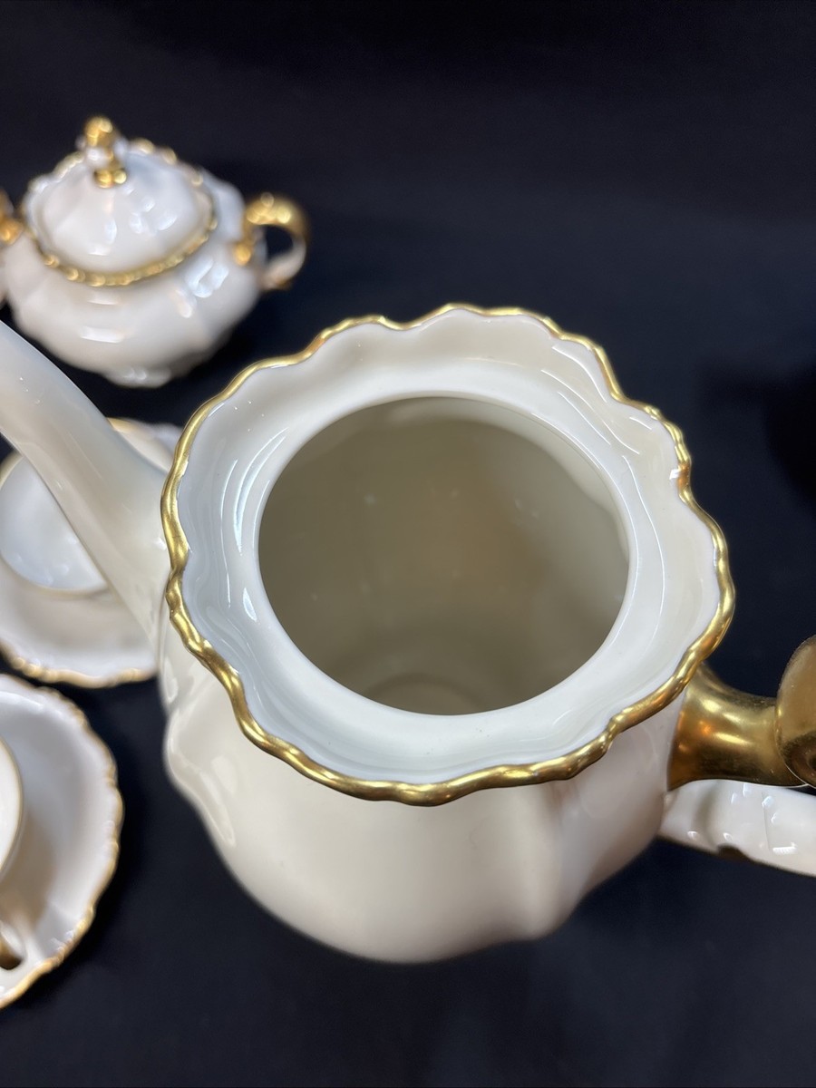 Antique Rosenthal Selb Bavaria Tea Set 1920s Art Deco 15 Piece Set