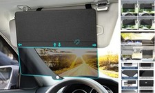 NAZZO Sun Visor Extender for Car, Sun Blocker with PC Sunshade Lens, Black