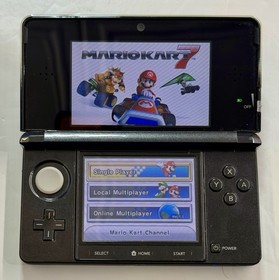 Nintendo 3DS Cosmo Black Handheld Console System CTR-001 Complete in Box CIB