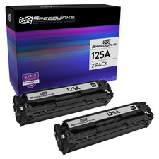 2 Pack Reman Replacement Laser Toner Cartridge for HP CB540A (HP 125A) Black