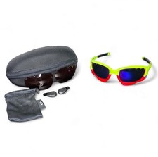 Oakley Jawbone Sunglasses Extra Lenses Retina Burn Red Jaws Yellow Green W/ Case