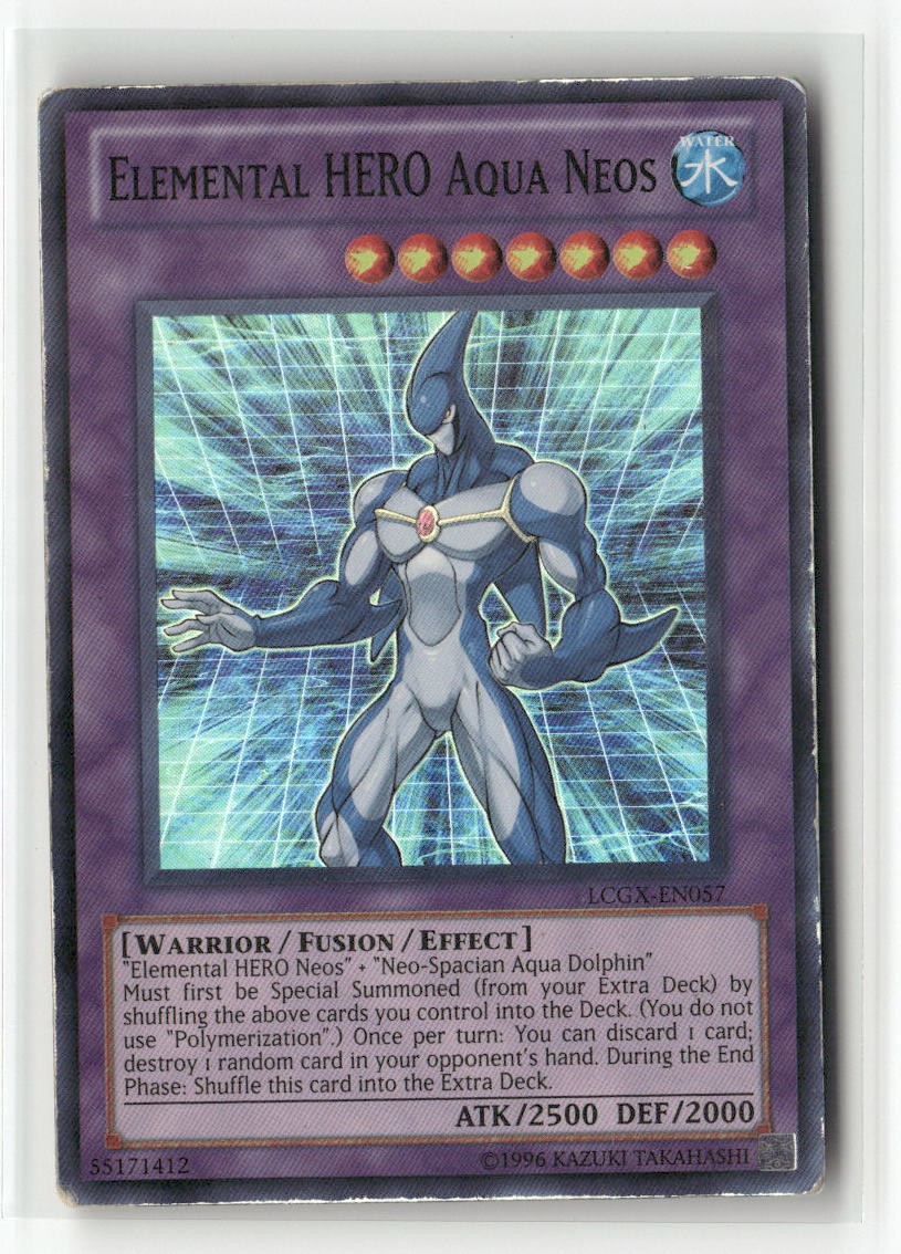 Legendary Collection 2 #LCGX-EN057 Elemental HERO Aqua Neos | eBay