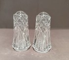 Cristal D Arques Durand Crystal Salt & Pepper Stoppered Shaker Set Villemont New — photo 1