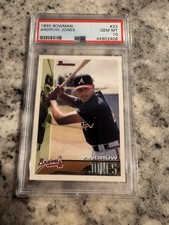 PSA 10 GEM MINT 1995 BOWMAN ANDRUW JONES #23 ROOKIE RC HOF